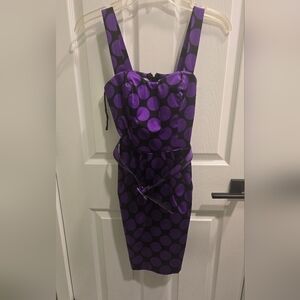 Widsor Belted Polka Dot Dress